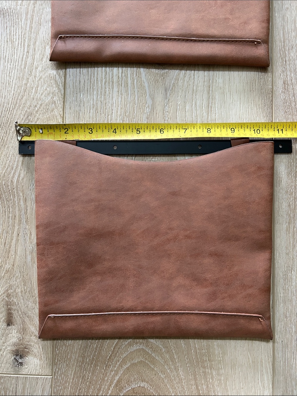 Leather Organizer Pouch - Brown - Picture 2 of 5